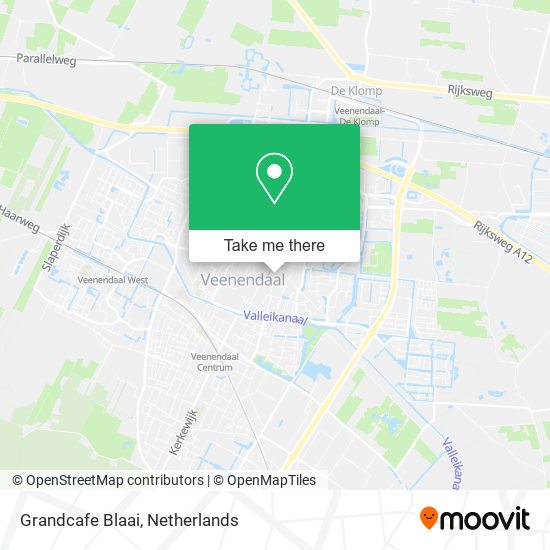 Grandcafe Blaai map