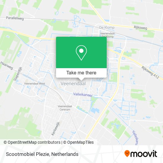 Scootmobiel Plezie map