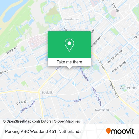 Parking ABC Westland 451 map