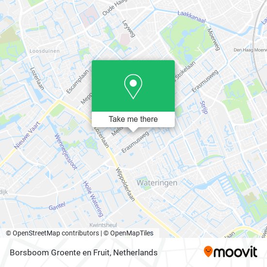 Borsboom Groente en Fruit map