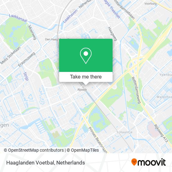 Haaglanden Voetbal map