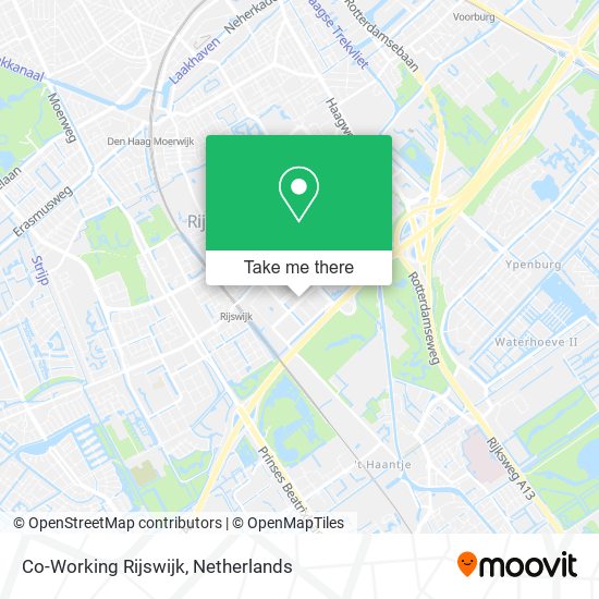 Co-Working Rijswijk map