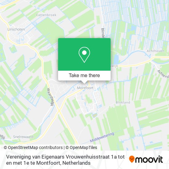 Vereniging van Eigenaars Vrouwenhuisstraat 1a tot en met 1e te Montfoort map