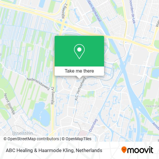 ABC Healing & Haarmode Kling map