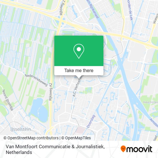 Van Montfoort Communicatie & Journalistiek Karte