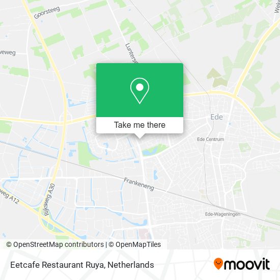 Eetcafe Restaurant Ruya map