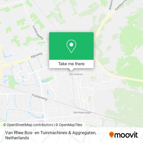 Van Rhee Bos- en Tuinmachines & Aggregaten map