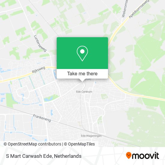 S Mart Carwash Ede map