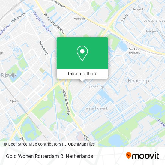 Gold Wonen Rotterdam B map