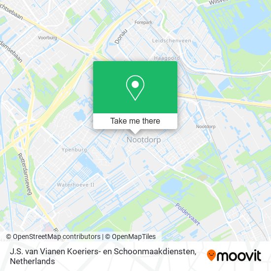 J.S. van Vianen Koeriers- en Schoonmaakdiensten Karte