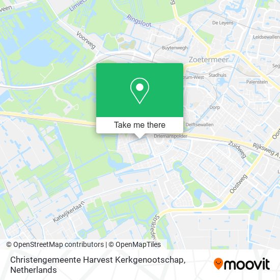 Christengemeente Harvest Kerkgenootschap map
