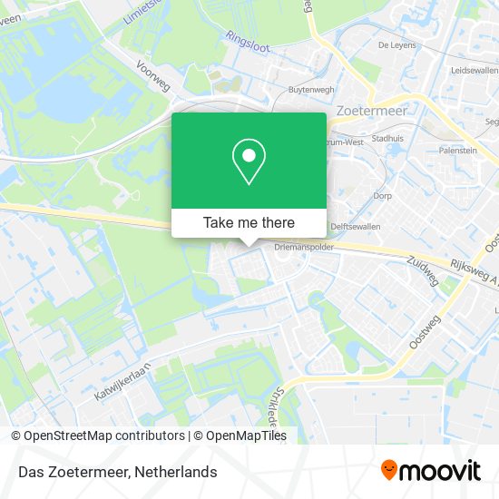 Das Zoetermeer map