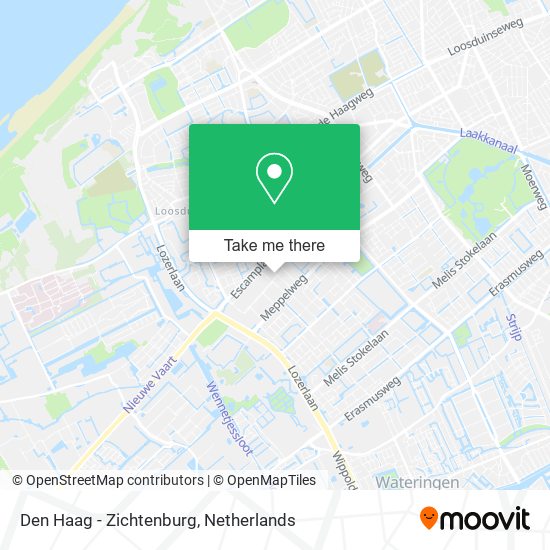 Den Haag - Zichtenburg map