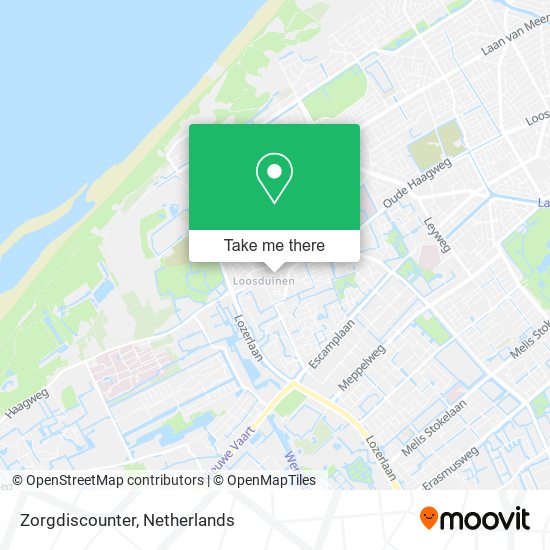 Zorgdiscounter map