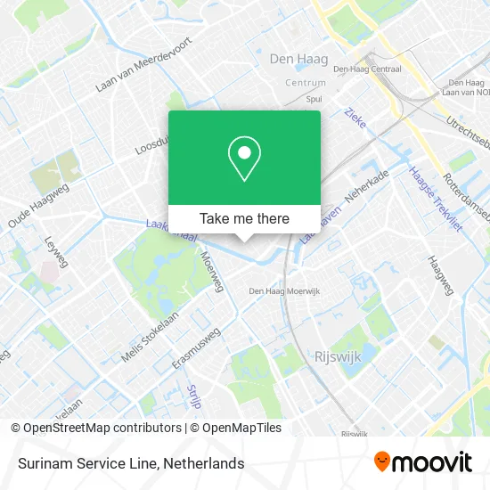 Surinam Service Line map