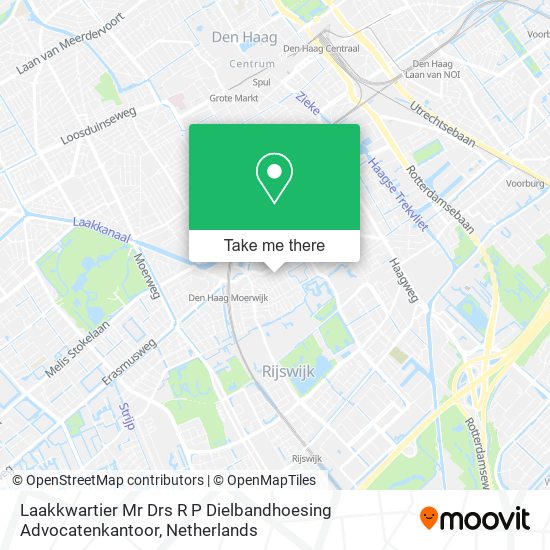 Laakkwartier Mr Drs R P Dielbandhoesing Advocatenkantoor map