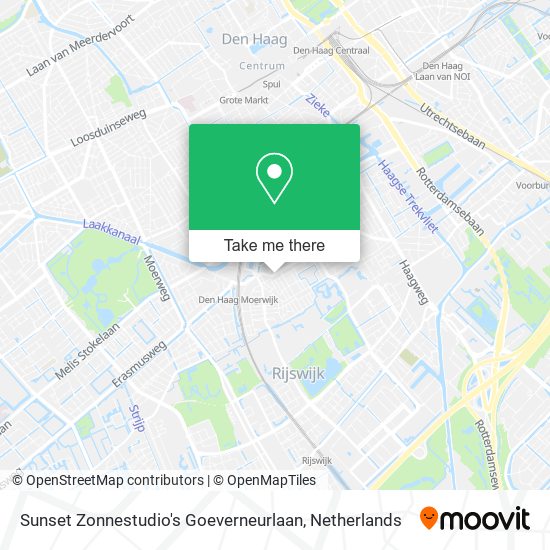 Sunset Zonnestudio's Goeverneurlaan map