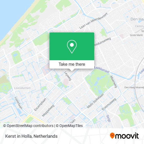 Kerst in Holla map