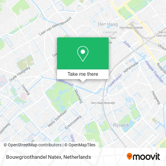 Bouwgroothandel Natex map