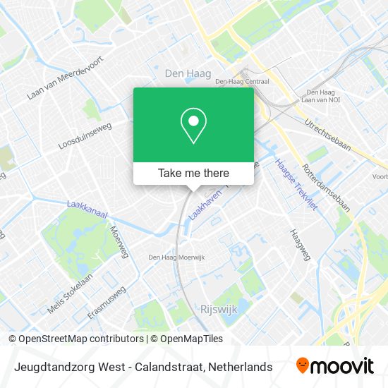 Jeugdtandzorg West - Calandstraat map