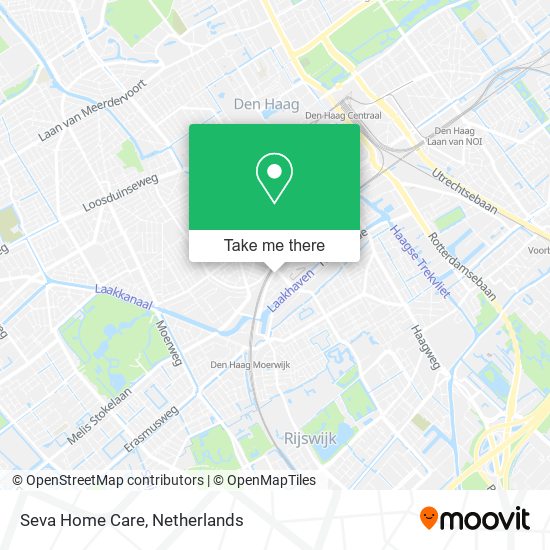 Seva Home Care map