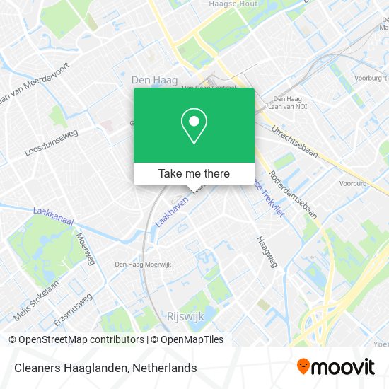 Cleaners Haaglanden map
