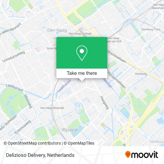 Delizioso Delivery map