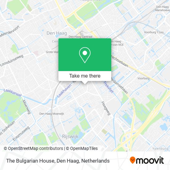 The Bulgarian House, Den Haag map