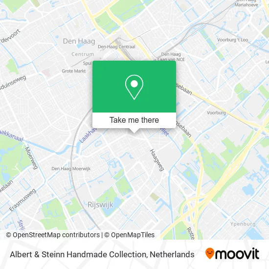 Albert & Steinn Handmade Collection map