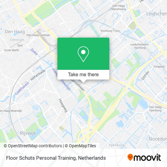 Floor Schuts Personal Training map