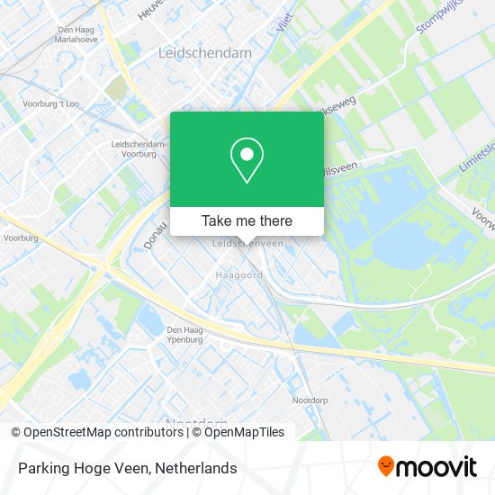 Parking Hoge Veen map