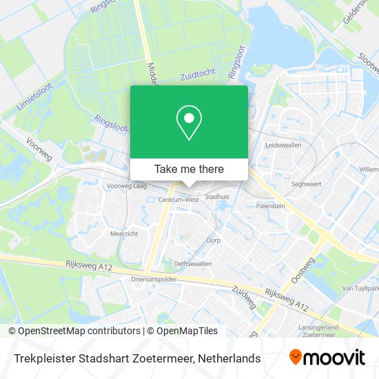 Trekpleister Stadshart Zoetermeer map