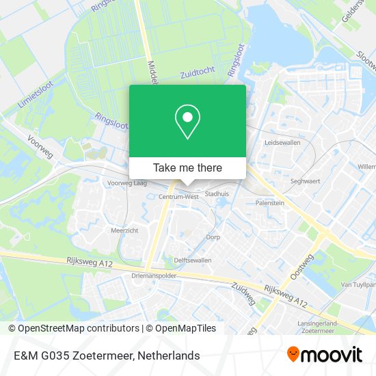 E&M G035 Zoetermeer map