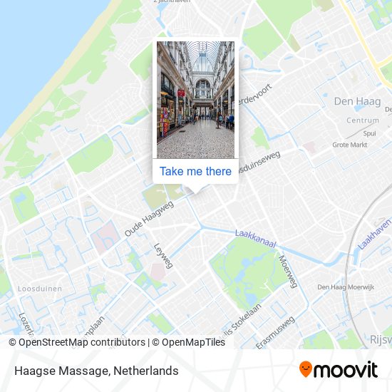 Haagse Massage map