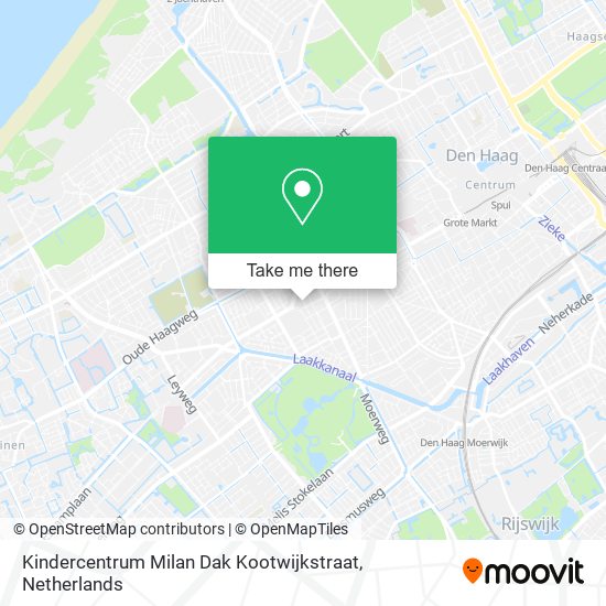 Kindercentrum Milan Dak Kootwijkstraat Karte