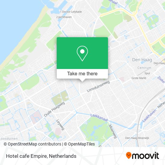 Hotel cafe Empire map