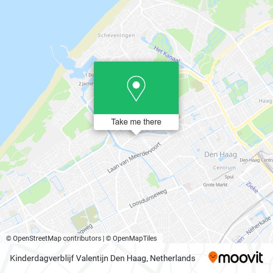 Kinderdagverblijf Valentijn Den Haag map