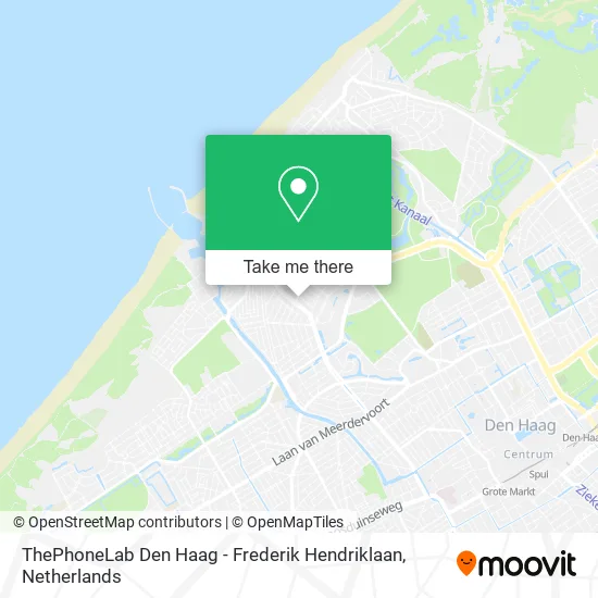 ThePhoneLab Den Haag - Frederik Hendriklaan Karte