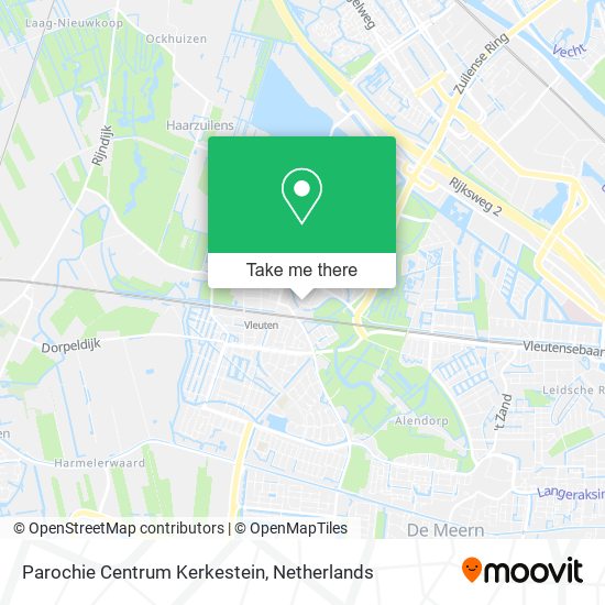 Parochie Centrum Kerkestein map