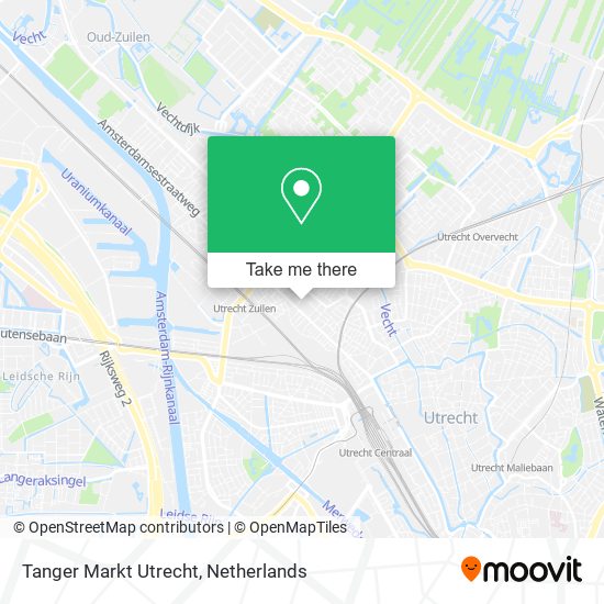 Tanger Markt Utrecht map