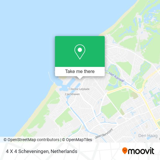 4 X 4 Scheveningen map