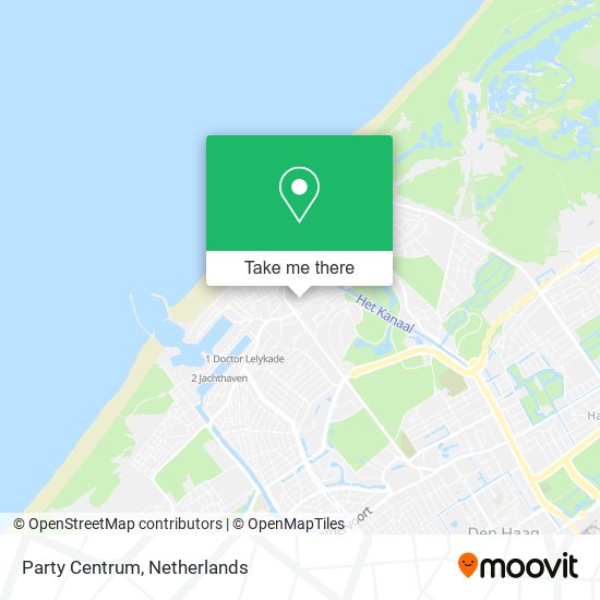 Party Centrum map