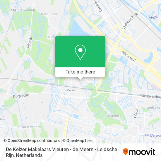 De Keizer Makelaars Vleuten - de Meern - Leidsche Rijn map