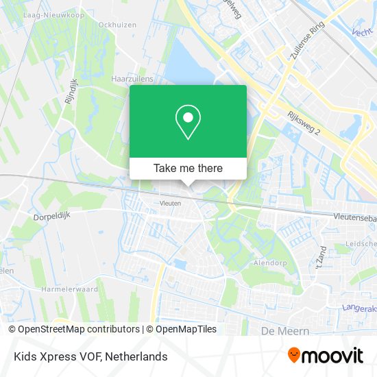 Kids Xpress VOF map