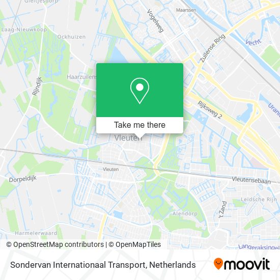 Sondervan Internationaal Transport map