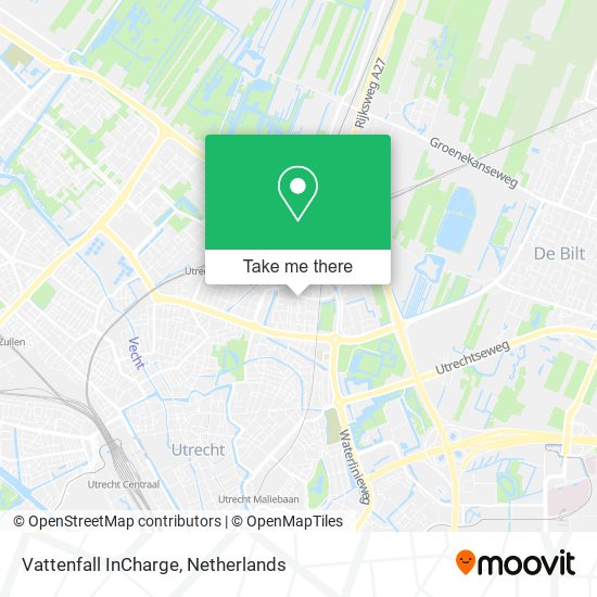 Vattenfall InCharge map