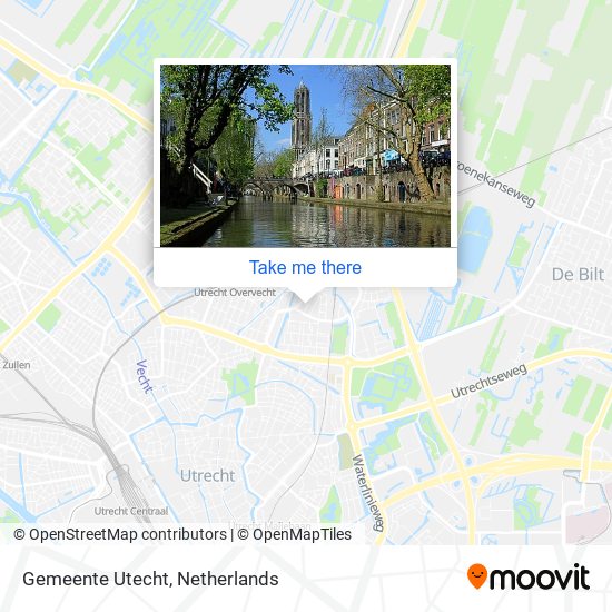 Gemeente Utecht map