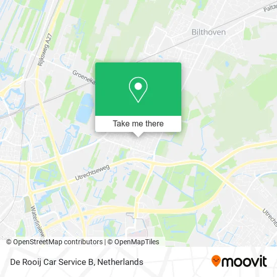 De Rooij Car Service B map