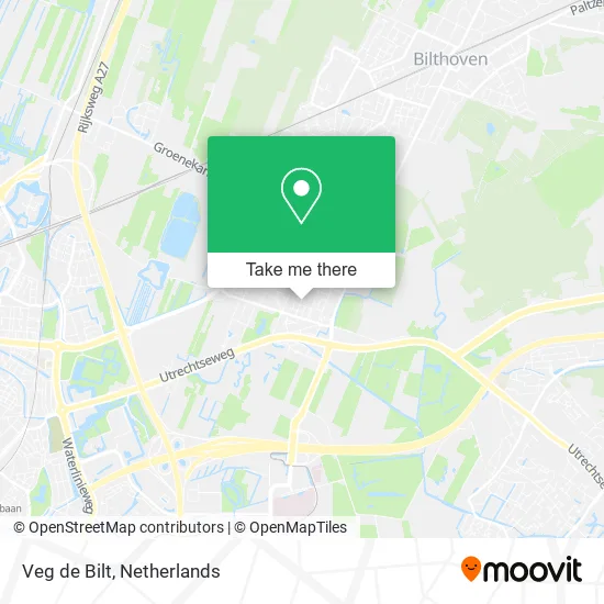 Veg de Bilt map