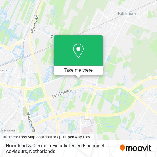 Hoogland & Dierdorp Fiscalisten en Financieel Adviseurs map